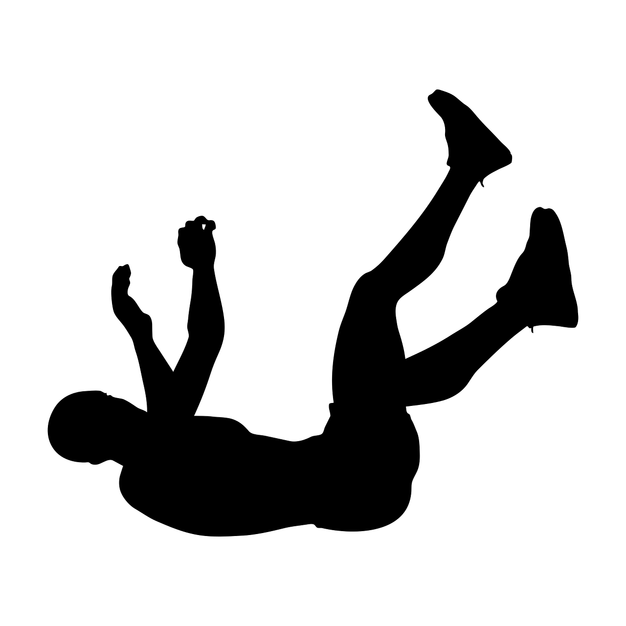 Picture illustrating falling with MS