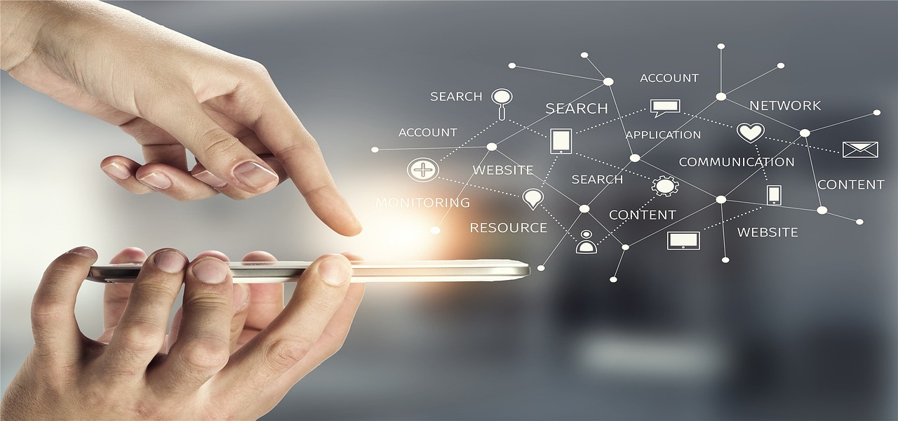 A smartphone using AI to predict MS progression.